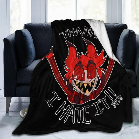 Hazbin Hotel Cartoon Style-27 Ultra-Soft Micro Warm Fuzzy Fleece Blanket Throw Gift Decoration For Home Car Camp Office 60"x50"