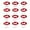 Red, variant on 12 Pack Fairy Lights Battery Operated String Lights 6.6ft 20 Led Waterproof Silver Wire Light for DIY Party Wedding Christmas Valentines Day Decoration