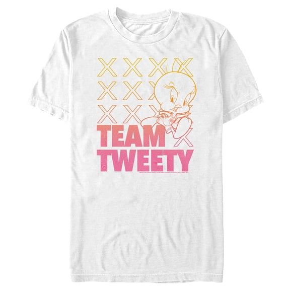 Men's Space Jam: A New Legacy Team Tweety  Graphic Tee White Large