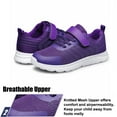 thumbnail image 5 of Kids Shoes Girls Sneakers Sports Running Shoes Slip on Athletic Shoes Purple Big Kid Size 4, 5 of 6