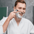 thumbnail image 5 of Nylea Double Edge Razor Blades Stainless Steel Non-Slip Handle - 3 Refill Cartridges, 5 of 13