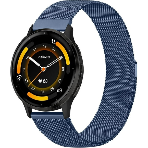 shiyou-Metal Bands for Garmin Vivoactive 4 Watch Band, Garmin Venu 3 / Venu 2 Watch Band Women Men, 22mm Stainless Steel Replacement Strap for Garmin Venu 3, Venu 2, Vivoactive 4, Forerunner 745 / 26
