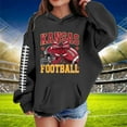 thumbnail image 2 of DHFJKG Child Toddler Girls Casual Hoodies Fashion Rugby Printed Soft Comfortable Long Sleeve Sweatshirts Crewneck Sweatshirts For Tween/Youth Girls 18-24 Months, 2 of 4