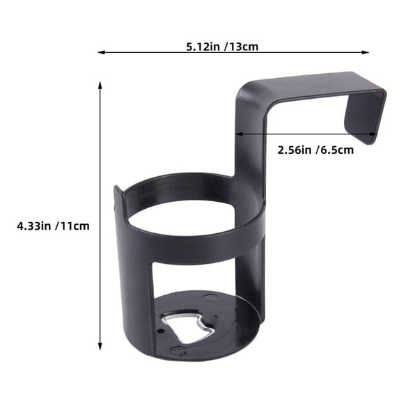 5pcs Car Interior Hanging Rack Drinks Holder Plastic Universal Beverage Cup Holder Drink Bottle Rack