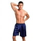 thumbnail image 3 of Pantalones tipo bóxer de seda satinada de cinco colores lisos, informales, holgados, para playa, para verano, pantalones de pijama finos y lisos para hombre, 3 of 4