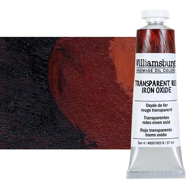 Williamsburg Handmade Oil Paint 37 ml Transparent Red Iron Oxide
