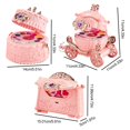 thumbnail image 3 of Princess Carriage Makeup Toy Set, Pretend Play Cosmetics For Girls, Non-toxic & Washable Kids, 3 of 8