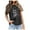 Gris Foncé, variante sur UANWENN T-Shirt d'Été pour Femmes avec Imprimé Lettre, Confortable et à la Mode, Manches Courtes, T-Shirt Surdimensionné pour Femmes