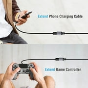 onn USB-A Male to Female Extension Cable (6 Feet) - 5Gbps Fast Data Sync, Nylon Braided