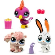 Littlest Pet Shop Pet Trio Park Pets Mini Figure 3-Pack (Woodpecker, Bunny & Squirrel)