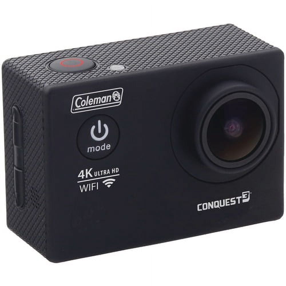 Coleman(R) CX14WP 16.0-Megapixel Conquest3 4K Ultra HD Wi-Fi(R) Waterproof Sports Camera Kit