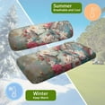 thumbnail image 5 of Binienty Floral Hummingbird Golf Cart Seat Dust Cover for Bench and Backrest 2 Piece Universal Golf Car Seat Cushion Cover, Suitable for All Weather, 5 of 8