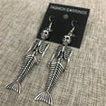 thumbnail image 3 of Daolelai Earrings Skull Skeleton Earrings, 3 of 9
