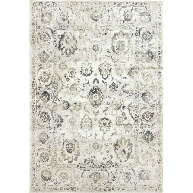Dynamic Rugs CC283530950 2 ft. 2 in. x 7 ft. 7 in. Castilla 3530 Rectangle Modern Area Rug - 950 Grey & Blue