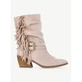 thumbnail image 2 of Madden NYC Women's Faux Suede Fringe Boots, 2 of 6