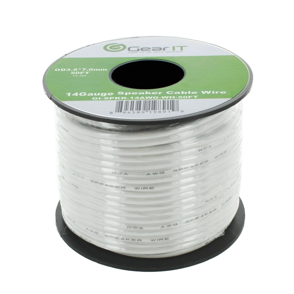 Speaker Wire , 14Gauge Speaker Wire, GearIT 14AWG Outdoor Installation