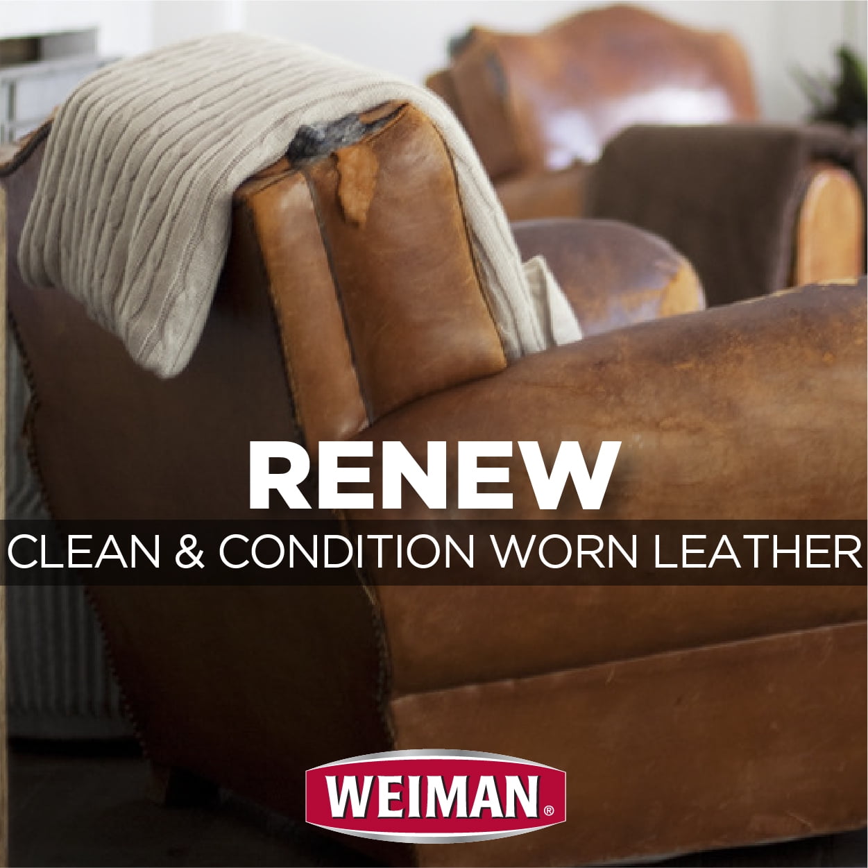 Weiman Leather Cleaner And Conditioner 16 Ounce For Car Auto