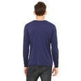 thumbnail image 2 of The Bella + Canvas Unisex Jersey Long Sleeve T-Shirt - NAVY TRIBLEND - L, 2 of 4