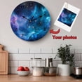 thumbnail image 5 of Wall Clock 14 Inch Blue Purple Galaxy Round Silent Decorative Wall Clocks Battery Operated for Living Room Bedroom Kitchen Classroom Decor, Universe Space,Large, 5 of 7