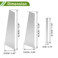 thumbnail image 4 of Moldura de Ventana del Pilar de la Puerta Unique Bargains para BMW 1-Series 2017-2021 Tono Plateado Frontal Trasero Izquierdo Derecho Sticker Antirrayones Cubierta Exterior de Puerta 6 Pcs, 4 of 7
