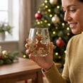 thumbnail image 6 of SLYNSHome Christmas Stemless Wine Glasses, Festive Holiday Tumbler Cups for Xmas Parties and Home Decor, 15oz Glassware Gift Set, 6 of 7