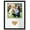 Best Mama Ever, variant on Picture Frame Gift for Mom - Classic Pink Mama Bear Art Print with 8x8 Photo Opening - Rustic White