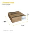 thumbnail image 4 of Par de Discos Olímpicos 2.50 kg c/u 3 Agarres Tayga Negro, 4 of 4