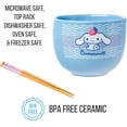 thumbnail image 6 of Silver Buffalo Hello Kitty and Friends Cinnamoroll Strawberry Ceramic Ramen Noodle Rice Bowl with Chopsticks, Microwave Safe, 20 Ounces, 6 of 9