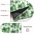 thumbnail image 6 of Small Round Rug 3Ft Washable Non-Slip, St Patricks Day Circle Area Rugs for Living Room Bedroom, Spring Watercolor Green Shamrock Indoor Floor Mats Carpet Runner for Home Decor, 6 of 8