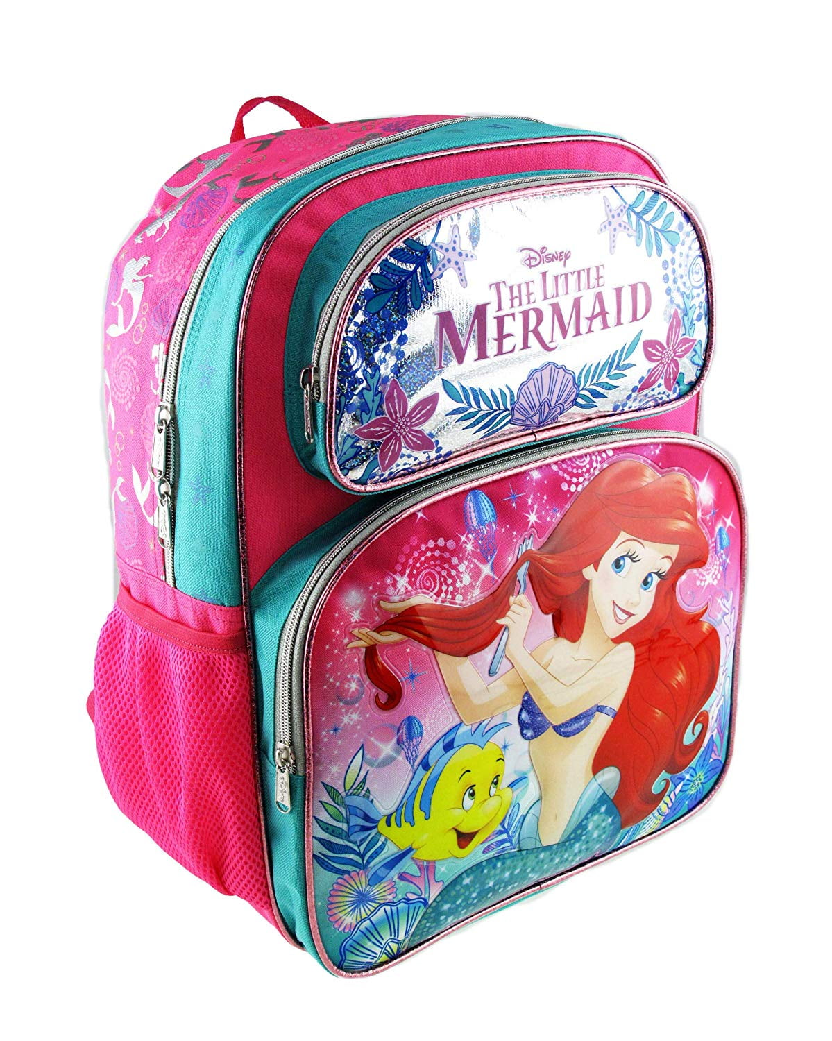 Disney Store Authentic The Little Mermaid Ariel School Backpack 