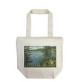 thumbnail image 1 of Lake Arrowhead, California, View towards the North Shore (100% Cotton Canvas Reusable Tote Bag), 1 of 3