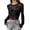 Black, variant on Trendfront Womens Spider Web Mesh Crop Tops Crewneck Long Sleeve Sheer Slim Fit Halloween Party Going Out Layering Tops