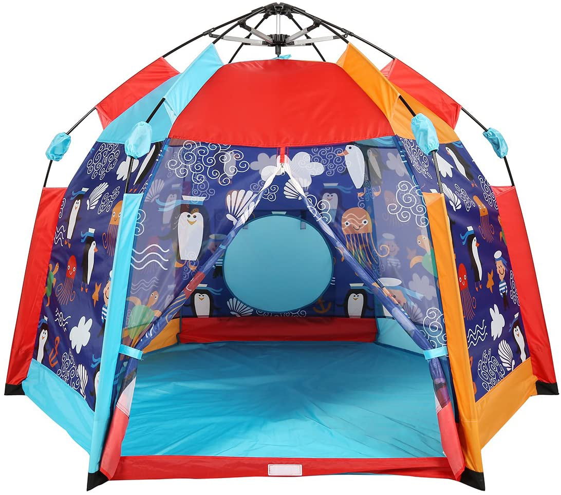 UTEX Dome Tent Playhouse - 66" x 66" 44", Kids Play Tent for Indoor or ...