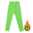 thumbnail image 4 of Zshosam Leggings for Toddler Girls Toddler Baby Girls Winter Fleece Lined Leggings Knit Thick Warm Full Length Tights Basic Pants Size 11T 12T,(Green 11-12 Years), 4 of 7