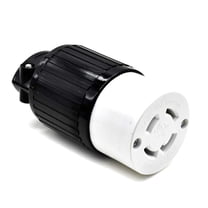 Superior Electric YGA025F 30 Amps, 125/250V, NEMA L14-30R Twist Lock 4-Wire Electrical Receptacle YGA025F