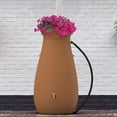 thumbnail image 3 of Algreen Cascata Rain Barrel, 65 Gallon, Terracotta Resin, 3 of 10
