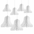 thumbnail image 1 of HUIANER Campanas de Panal Blancas 7 Piezas Campanas de Boda navideñas Colgantes Campanas de Panal de Novia Blancas Campanas de Papel Suministros de decoración para Bodas Fiestas Baby Showers, 1 of 5