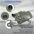 thumbnail image 3 of Oil Strainer Transmission Filter for 2010-2019 Subaru Outback Legacy 31728AA121, 3 of 10