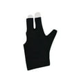 thumbnail image 5 of Snooker Open Pool Cue Glove Mitts Snooker Cue Glove 3 Fingers Billiard Glove Black, 5 of 8