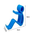 thumbnail image 5 of sunsanly Stickman Phone Stand Anti-skid Compact Stable Securely Holds Device Portable Desktop Mobile Phone Holder Office Home Cellphone Bracket, 5 of 7