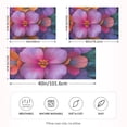 thumbnail image 2 of Yayeee Pillowcase King Size Set of 2 Satin Wrinkle Resistant Pillow Case, Large Purple Flowers, 2 of 7