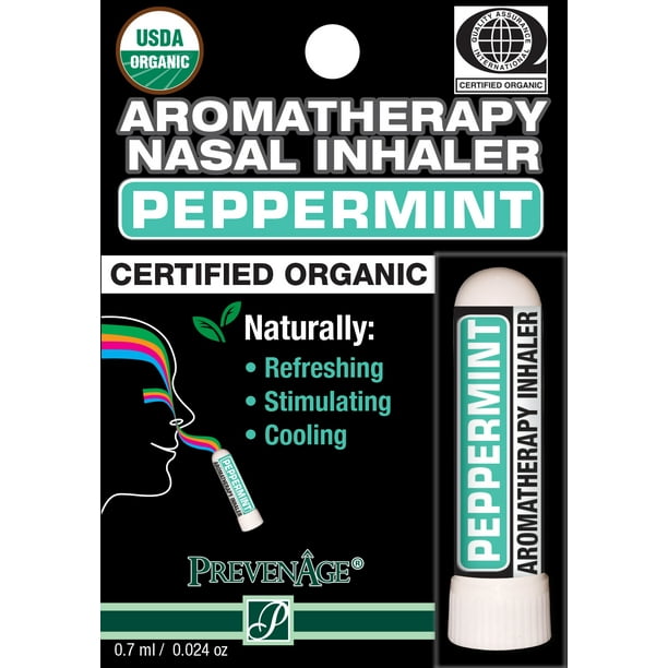 Nasal Inhaler Aromatherapy Peppermint Made with 100 Pure Therapeutic