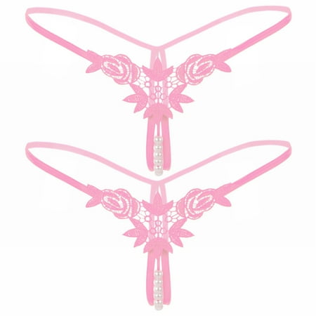 beishanbush Sale Clearance 2025 Women S Panties Under $5 Women Panties Low Waist Thongs Underwear Panties Underwear for Women for Womens Pendant Pearl G String