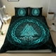 thumbnail image 5 of Juego de cama Vikingo, Celta y Valknut y Árbol de la Vida Yggrdrasil RLT12, 5 of 6