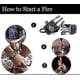 thumbnail image 2 of Survival Bracelet - Flint And Steel Igniter, Whistle, Compass, Adjustable Strap Size For Camping, Jungle Flying, Emergency Kit (pair - Black, Orange)j, 2 of 2