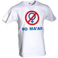 thumbnail image 2 of No Ma'am T-Shirt Retro Al Bundy Tv Show Maam Unisex Adult White L, 2 of 3