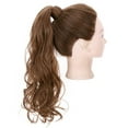 thumbnail image 3 of SEGO One Piece Ponytail Hair Extensions Clip in Wrap Around on Pony Tail Thick Real Natural Synthetic Fibre Ponytail Hairstyle Hairpiece for Women, 3 of 9