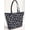 Black, variant on Hummingbirds Tote Bag (Small Oval Tote) (Blue)