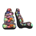 thumbnail image 3 of Yiaed Easter Eggs1 Print Car Seat Covers,Universal Auto Seats Protector Fits for Car,SUV Sedan,Truck,Automotive Seat Covers & Accessories-1, 3 of 9