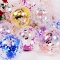 thumbnail image 6 of 5/10/20pcs Gold Confetti Latex Balloons Glitter Clear Transparent Helium Balloon Wedding Baby Shower Birthday Party Decorations, 6 of 10